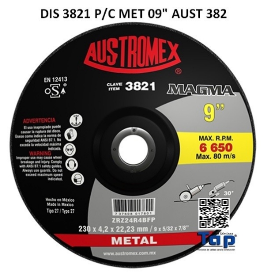 Imagen de DIS 3821 P/C MET 09" AUST 382
