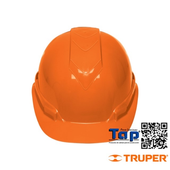 Imagen de CASCO SEGURIDAD AJUSTE DE MATRACA  NARANJA TRUPER