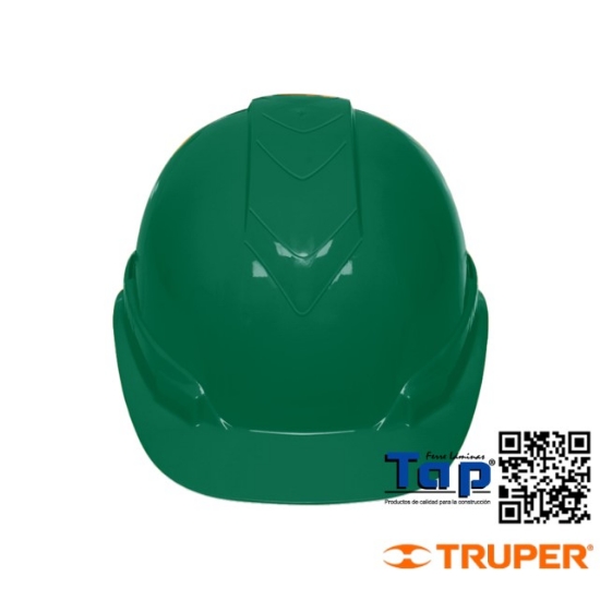 Imagen de CASCO SEGURIDAD AJUSTE DE MATRACA  VERDE TRUPER