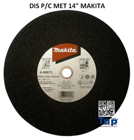 Imagen de DIS P/C MET 14" MAKITA