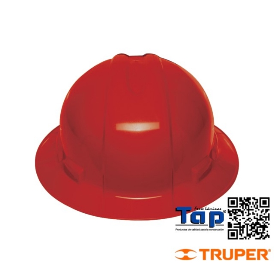 Imagen de CASCO SEGURIDAD ALA ANCHA ROJO TRUPER