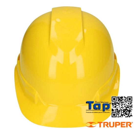 Imagen de CASCO SEGURIDAD VENTILADO AJUSTE MATRACA DE  AMARILLO