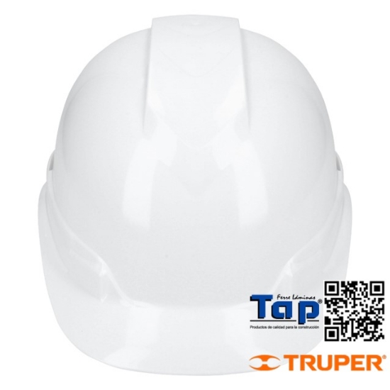 Imagen de CASCO SEGURIDAD VENTILADO AJUSTE MATRACA DE  BLANCO