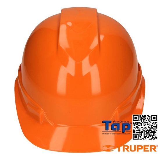 Imagen de CASCO SEGURIDAD VENTILADO AJUSTE MATRACA DE  NARANJA
