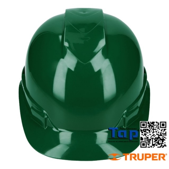 Imagen de CASCO SEGURIDAD VENTILADO AJUSTE MATRACA DE  VERDE