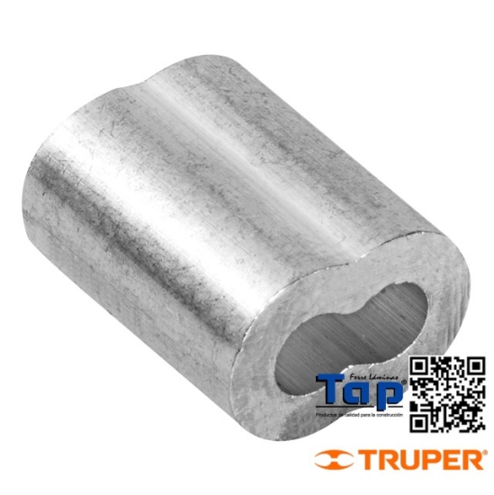 Imagen de CASQUILLO DOBLE DE ALU 003 1/8" FIERO BOL C 50