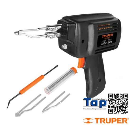 Imagen de CAUTIN 230 W T PISTOLA C 2 TEMPERATURAS TRUPER