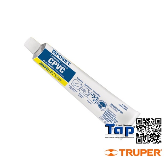 Imagen de CEMENTO P CPVC EN TUBO  50 ML BAJA PRESION FOSET