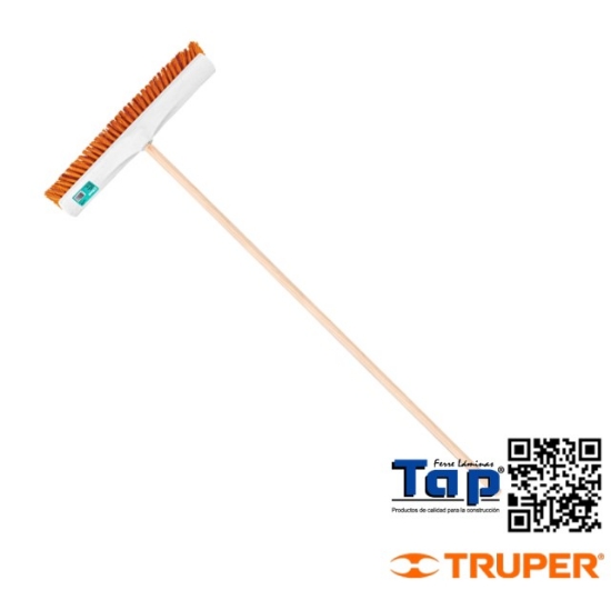 Imagen de CEPILLO INDUST CERDA SUAVE 50 CM C BASTON MAD