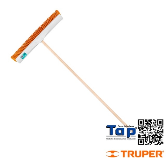 Imagen de CEPILLO INDUST CERDA SUAVE 56 CM C BASTON MAD