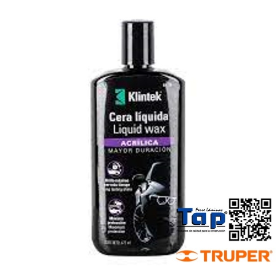 Imagen de CERA LIQUIDA ACRILICA P AUTO 473 ML KLINTEK