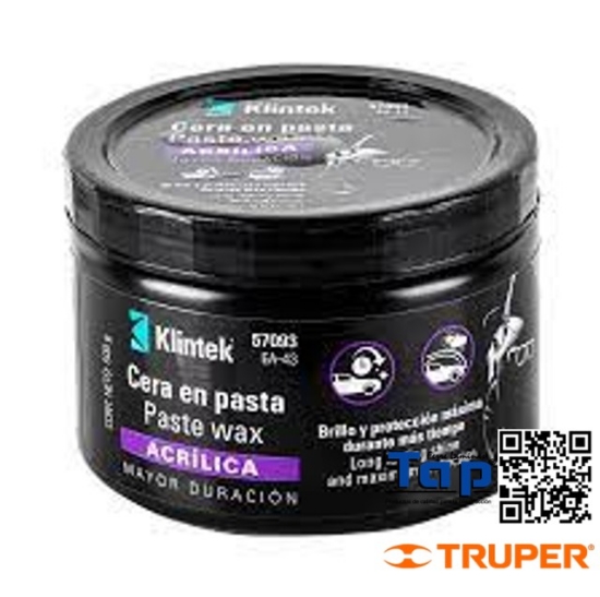 Imagen de CERA PASTA ACRILICA P AUTO 500 G KLINTEK