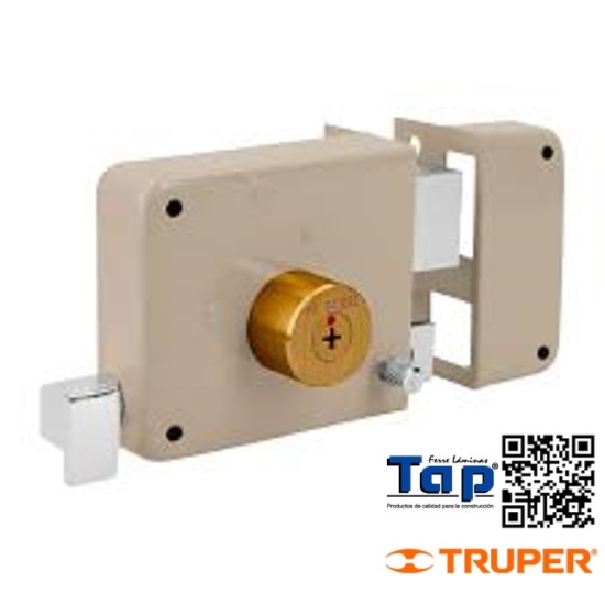 Imagen de CERRADURA SOBREPONER DERECHA CLASICA LLAVE TETRA BLISTER
