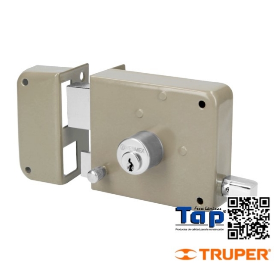 Imagen de CERRADURA SOBREPONER IZQ INSTALA-FACIL BLISTER HERMEX
