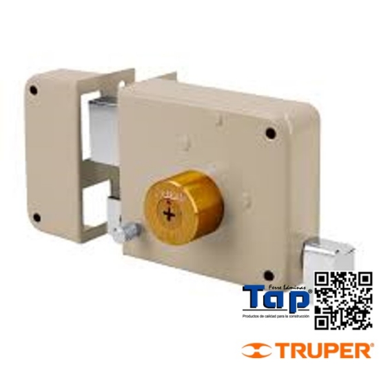 Imagen de CERRADURA SOBREPONER IZQUIERDA CLASICA LLAVE TETRA BLISTER