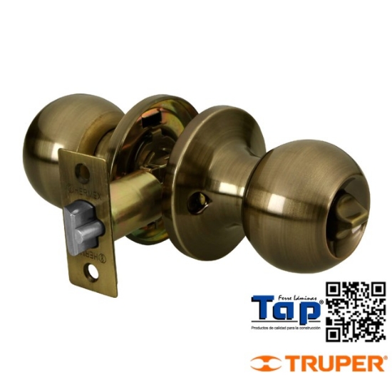 Imagen de CERRADURA T ESFERA TUBULAR RECAMARA ANTIGUO HERMEX