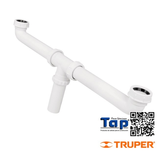 Imagen de CESPOL DOBLE P FREGADERO POLIPROP 038 1-1/2" FOSET