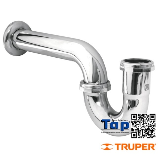 Imagen de CESPOL P FREGADERO LATON SIN CONTRACANASTA CROMO 038 1-1/2"