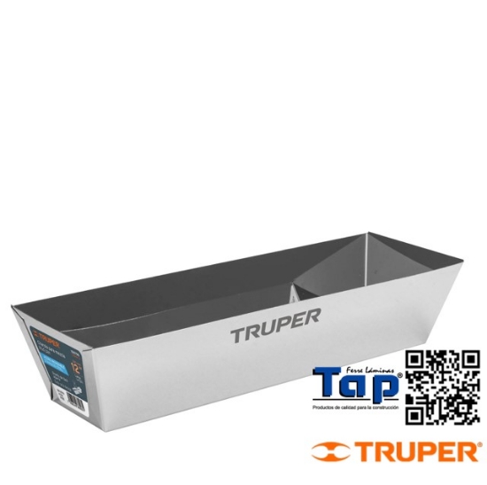 Imagen de CHAROLA 300 12" ACERO INOXIDABLE P MEZCLA TRUPER