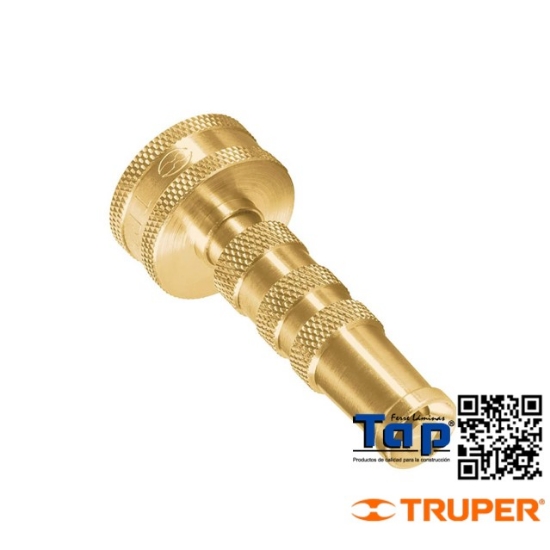 Imagen de CHIFLON 075 3" LATON MAQUINADO P MANGUERA TRUPER
