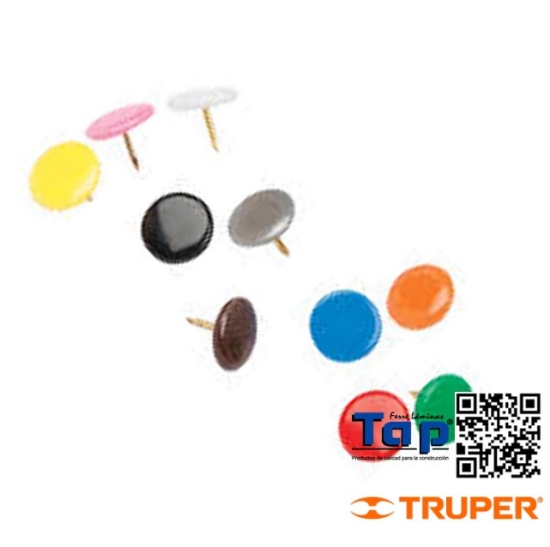 Imagen de CHINCHES EN 10 COLORES SURTIDOS FIERO CAJA C 100