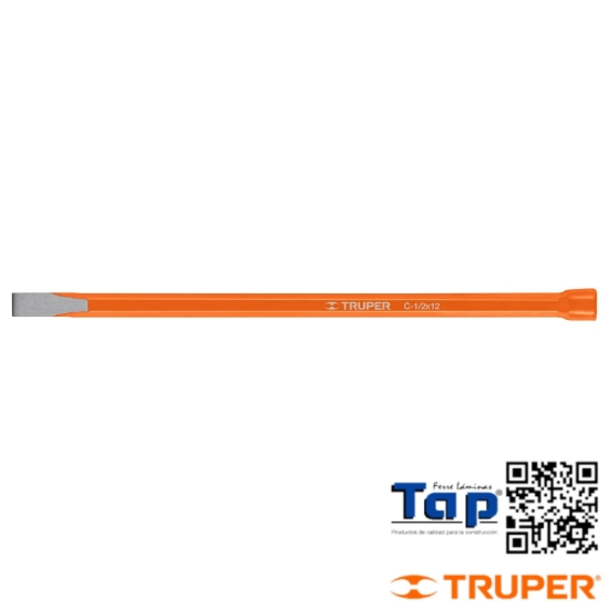 Imagen de CINCEL CORTE FRIO 013 1/2"X300 12" TRUPER