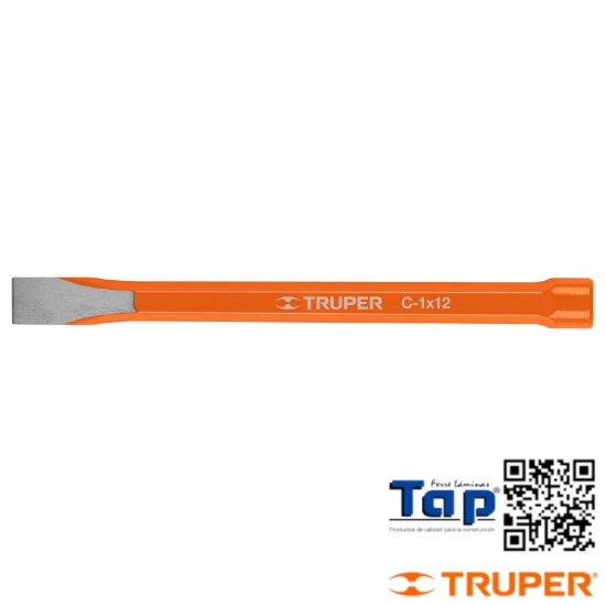 Imagen de CINCEL CORTE FRIO 025 1"X300 12" TRUPER
