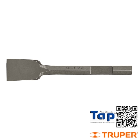 Imagen de CINCEL PALA ZANCO HEX 075 3"X400 16" TRUPER