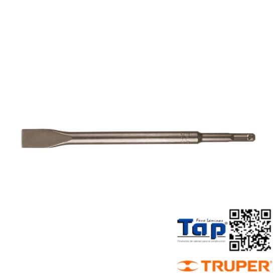 Imagen de CINCEL PLANO DELGADO SDS PLUS 019 3/4"X250 10" TRUPER