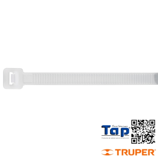 Imagen de CINCHOS PCOS 120 LB  200X7.6 MM NATURALES BOL 10