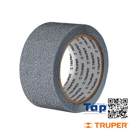 Imagen de CINTA ANTIDERRAPANTE 50MM GRIS P AREAS HUMEDAS ROLLO 5M