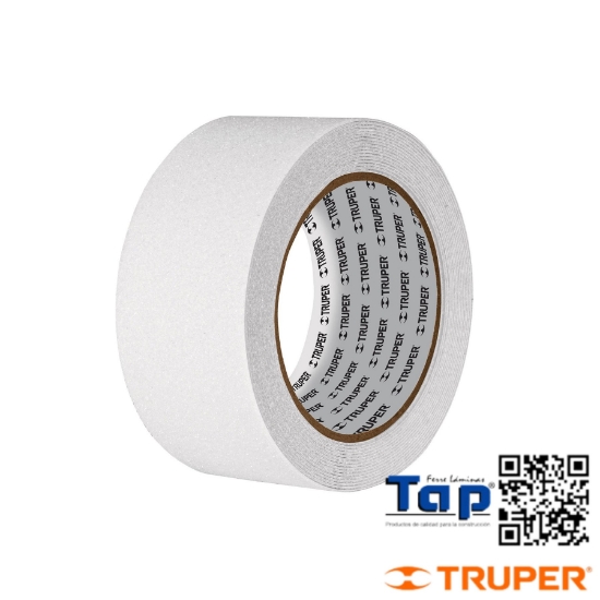 Imagen de CINTA ANTIDERRAPANTE BLANCA 50MM C ABRASIVO ROLLO 5M
