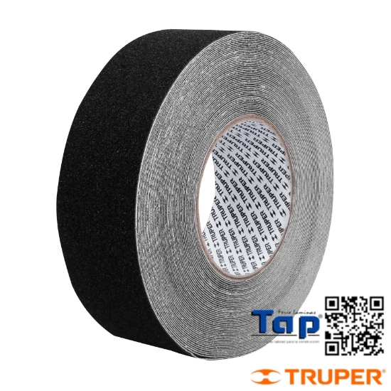 Imagen de CINTA ANTIDERRAPANTE NEGRA 50MM C ABRASIVO ROLLO 18M