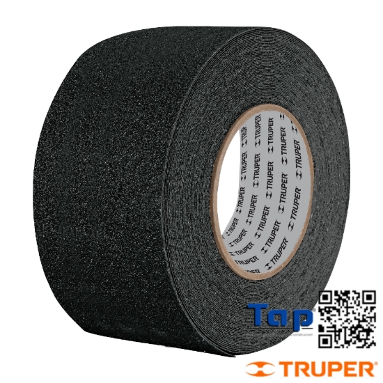 Imagen de CINTA ANTIDERRAPANTE NEGRA 50MM C ABRASIVO ROLLO 5M