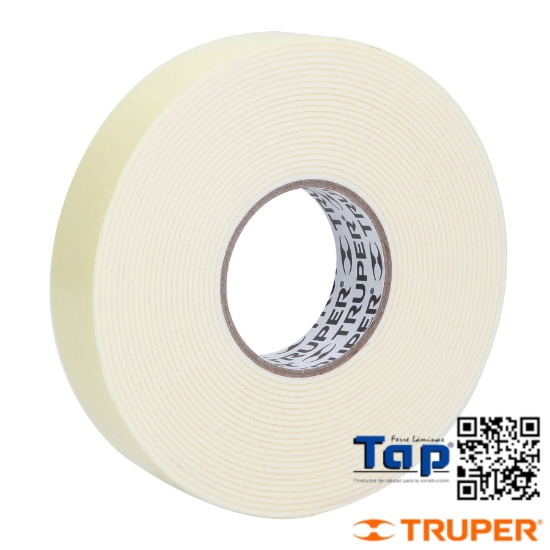 Imagen de CINTA DOBLE CARA 19 MMX 5 M TRUPER