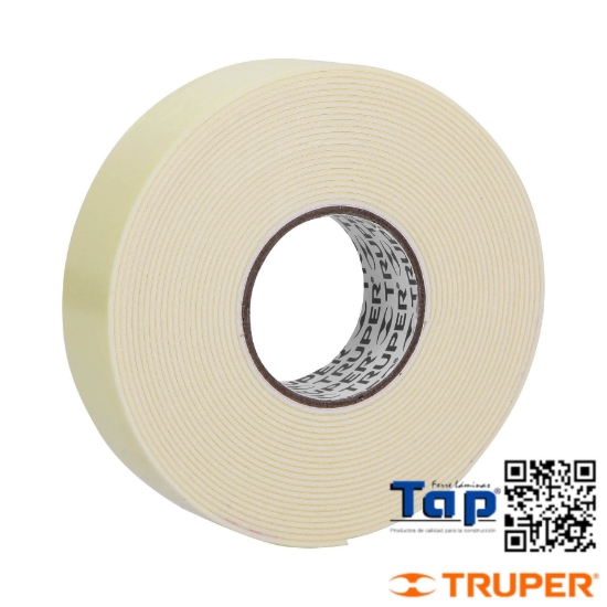 Imagen de CINTA DOBLE CARA 25 MMX 5 M TRUPER