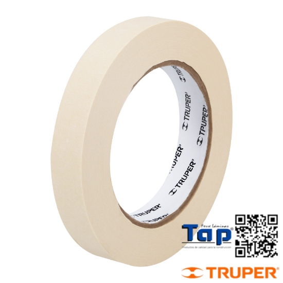 Imagen de CINTA MASKING TAPE 019 3/4"X50 M TRUPER