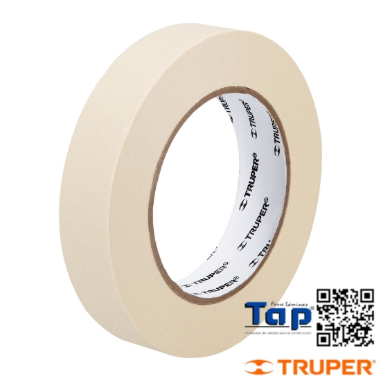 Imagen de CINTA MASKING TAPE 025 1"X50 M TRUPER