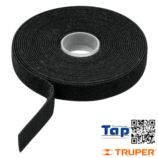 Imagen de CINTA REUSABLE CONTACTO DOBLE VOLTECK ROLLO 10M
