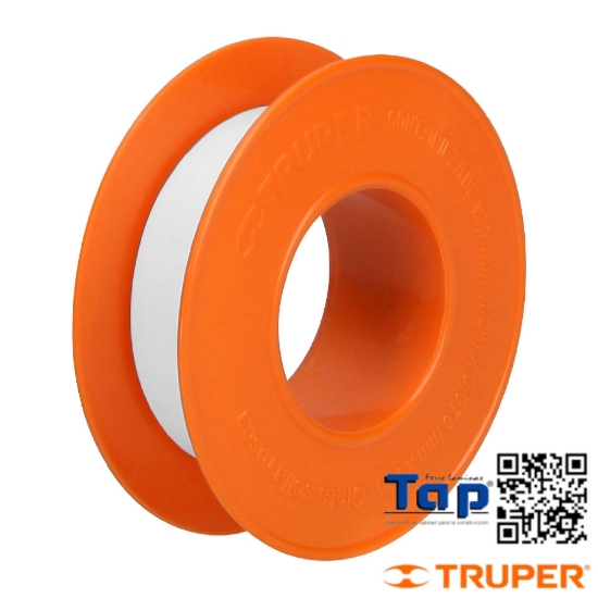 Imagen de CINTA SELLA ROSCAS 013 1/2"X 7 M LARGO USO GENERAL TRUPER