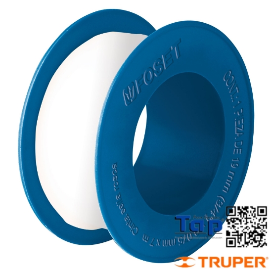Imagen de CINTA SELLA ROSCAS 019 3/4"X 7 M USO GENERAL FOSET