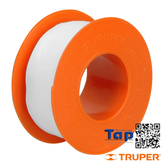 Imagen de CINTA SELLA ROSCAS 019 3/4"X13 M LARGO USO GENERAL TRUPER