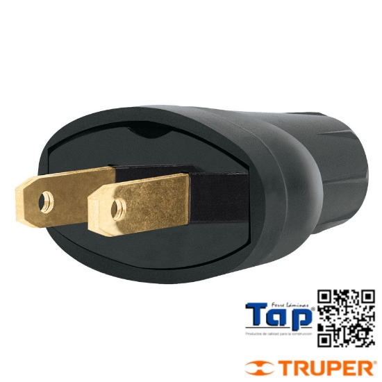 Imagen de CLAVIJAS PVC 2 PZA VOLTECK