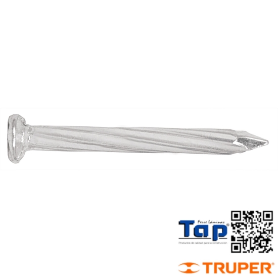 Imagen de CLAVO P CONCRETO 038 1-1/2" GALVANIZADO CAJA 25 KG,XKILO