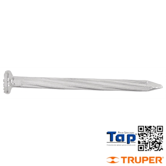 Imagen de CLAVO P CONCRETO 050 2" GALVANIZADO CAJA 25 KG,XKILO