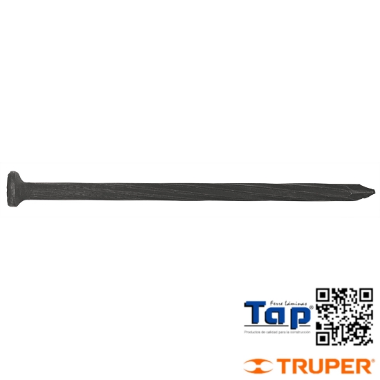 Imagen de CLAVOS P CONCRETO NEGROS 075 3" FIERO BOL 1 KG