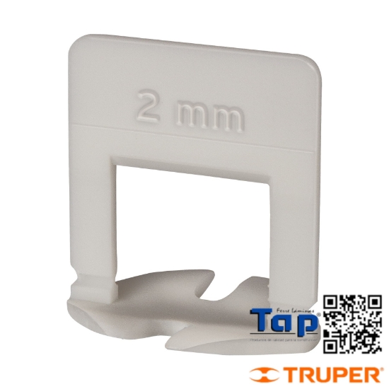 Imagen de CLIPS CURVOS NIVELADORES DE AZULEJOS TRUPER BOL C 100