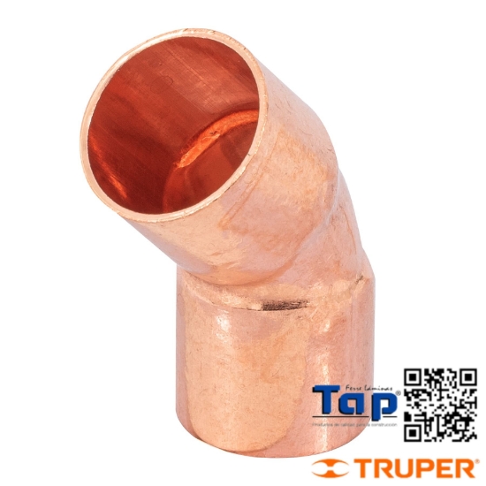 Imagen de CODO 45° COBRE 013 1/2" FOSET