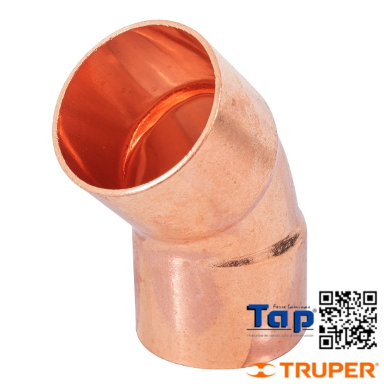 Imagen de CODO 45° COBRE 031 1-1/4" FOSET