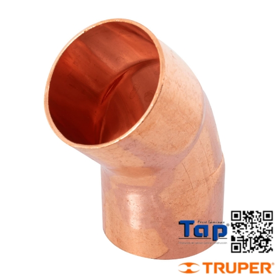 Imagen de CODO 45° COBRE 038 1-1/2" FOSET